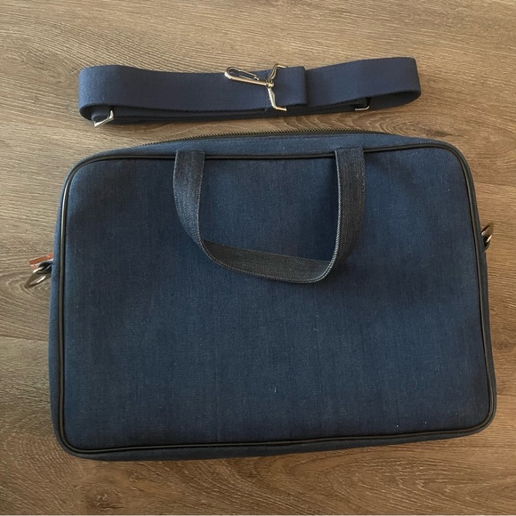 13” Demin Laptop Bag - Picture 3 of 3